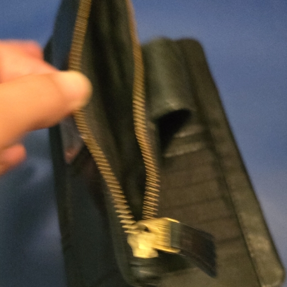 Fossil Black Leather Long Live Vintage Clutch Wallet‎ Organizer - Picture 6 of 10